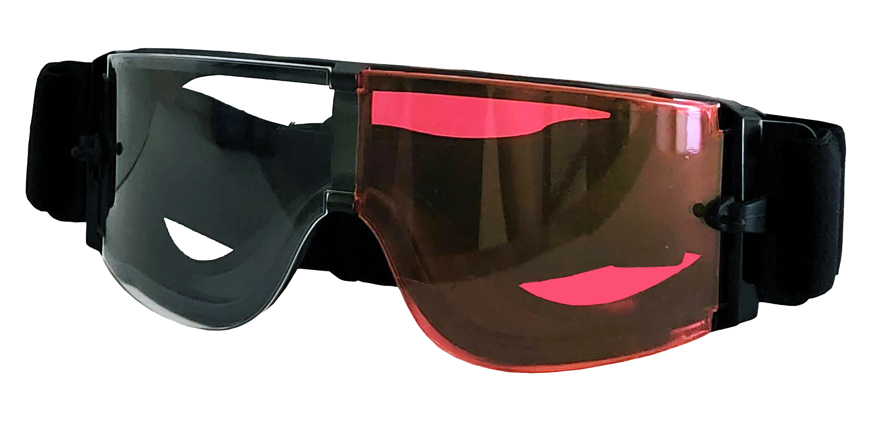 Cambium peel & stick laser protection film demo on goggles